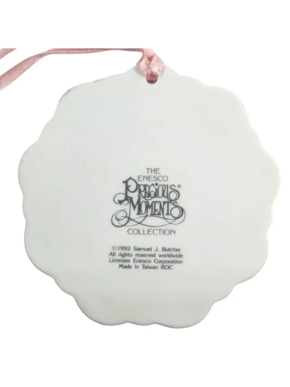 Precious Moments Ornament 90s Porcelain 